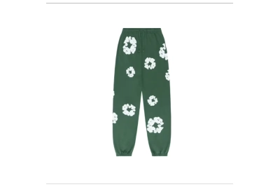 Denim Tears The Cotton Wreath Sweatpants Green 01