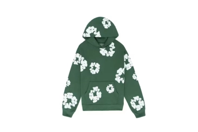 Denim Tears The Cotton Wreath Sweatshirt Green 01