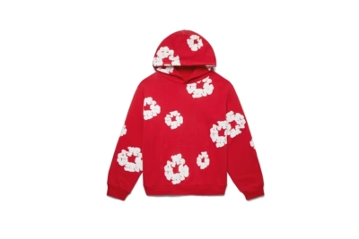 Denim Tears The Cotton Wreath Sweatshirt Red 01