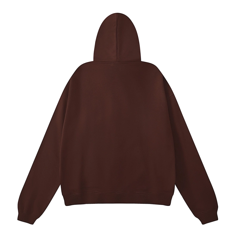 Sp5der Angel Number Hoodie Brown SS22