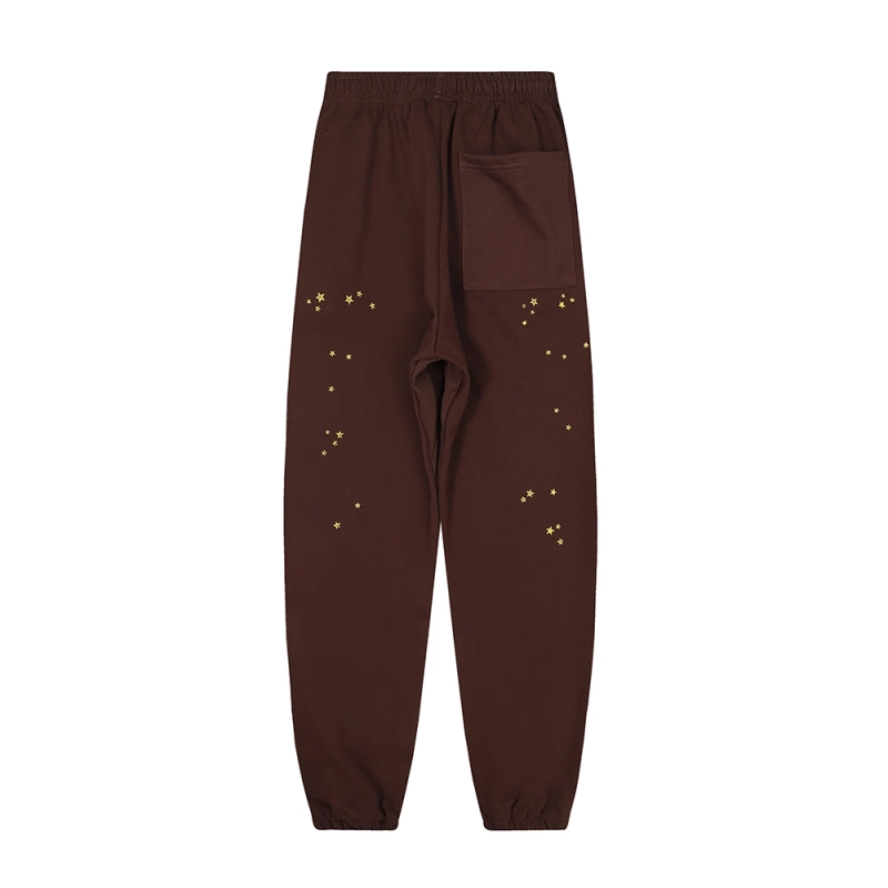 Sp5der Angel Number Sweatpants Brown SS22