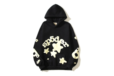 Sp5der Beluga Hoodie Black 01