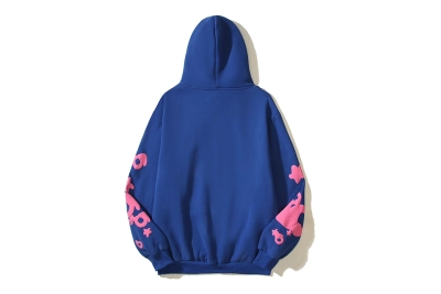 Sp5der Beluga Hoodie Blue 02