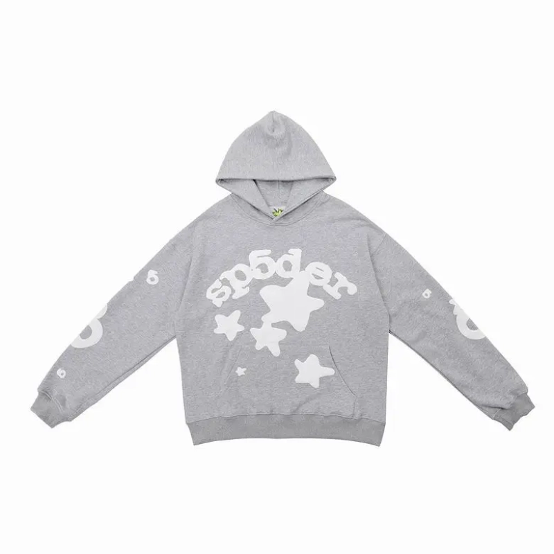 Sp5der Beluga Hoodie Grey