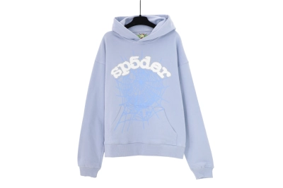 Sp5der Web Hoodie Sky Blue 02