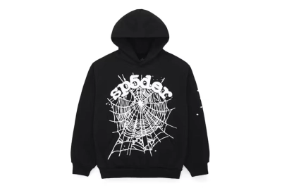 Sp5der OG Web Hoodie Black 01