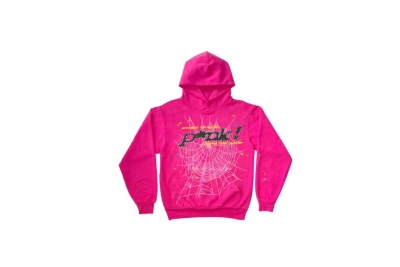 Sp5der P*NK Hoodie Pink 01