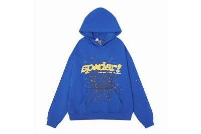 Sp5der TC Hoodie Blue 01