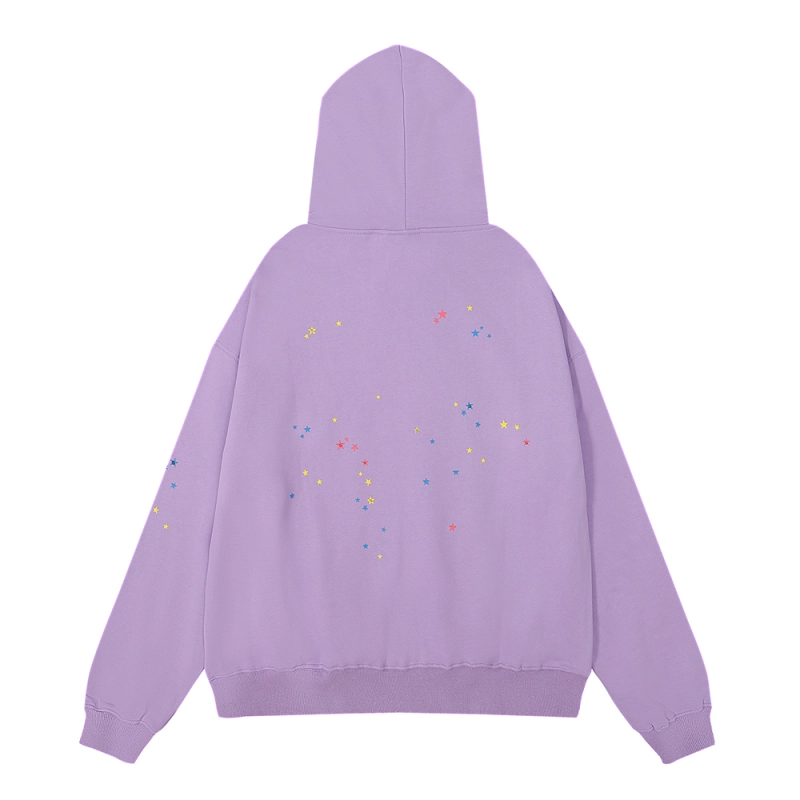 Sp5der TC Hoodie Purple