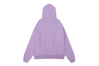 Sp5der TC Hoodie Purple 02