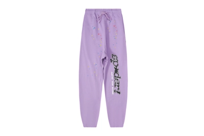 Sp5der TC Sweatpants Purple 01