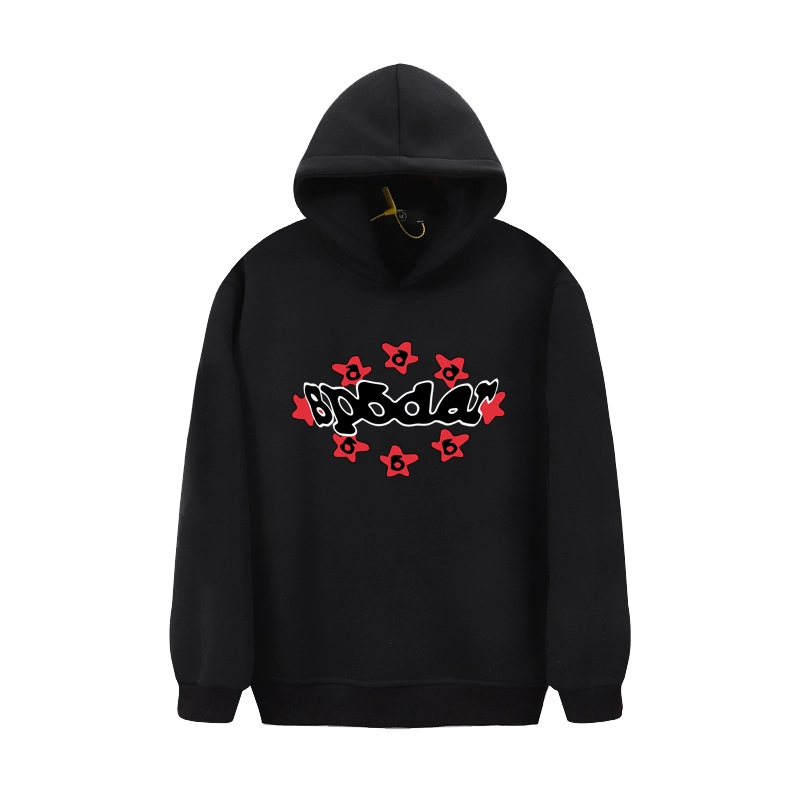 Sp5der Warped Hoodie Black
