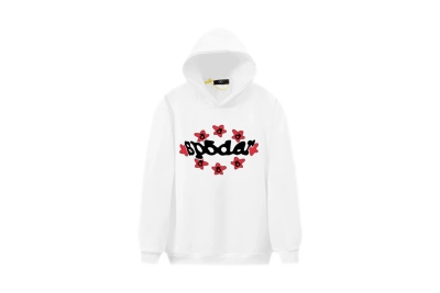Sp5der Warped Hoodie White 01