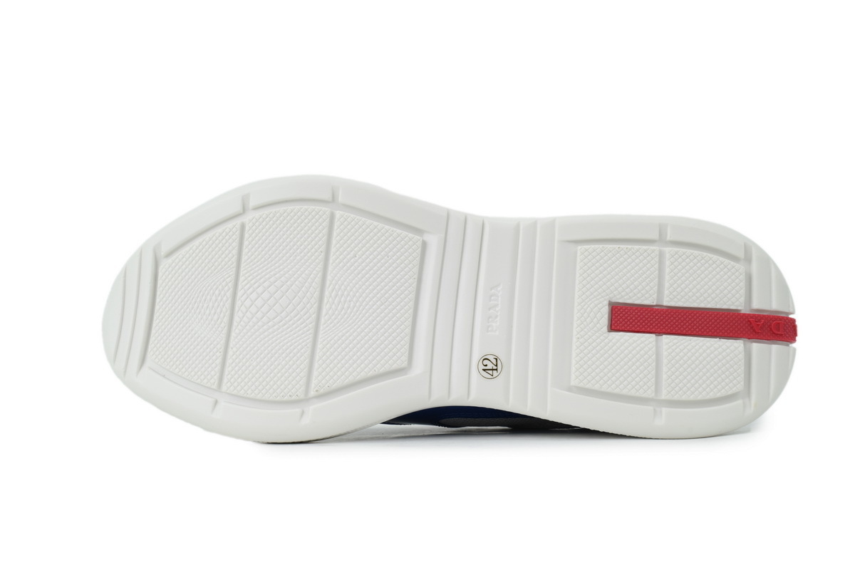 fake prada America cup sneakers Blue MEN