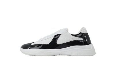 Prada America cup sneakers Black and White DA1AP 01