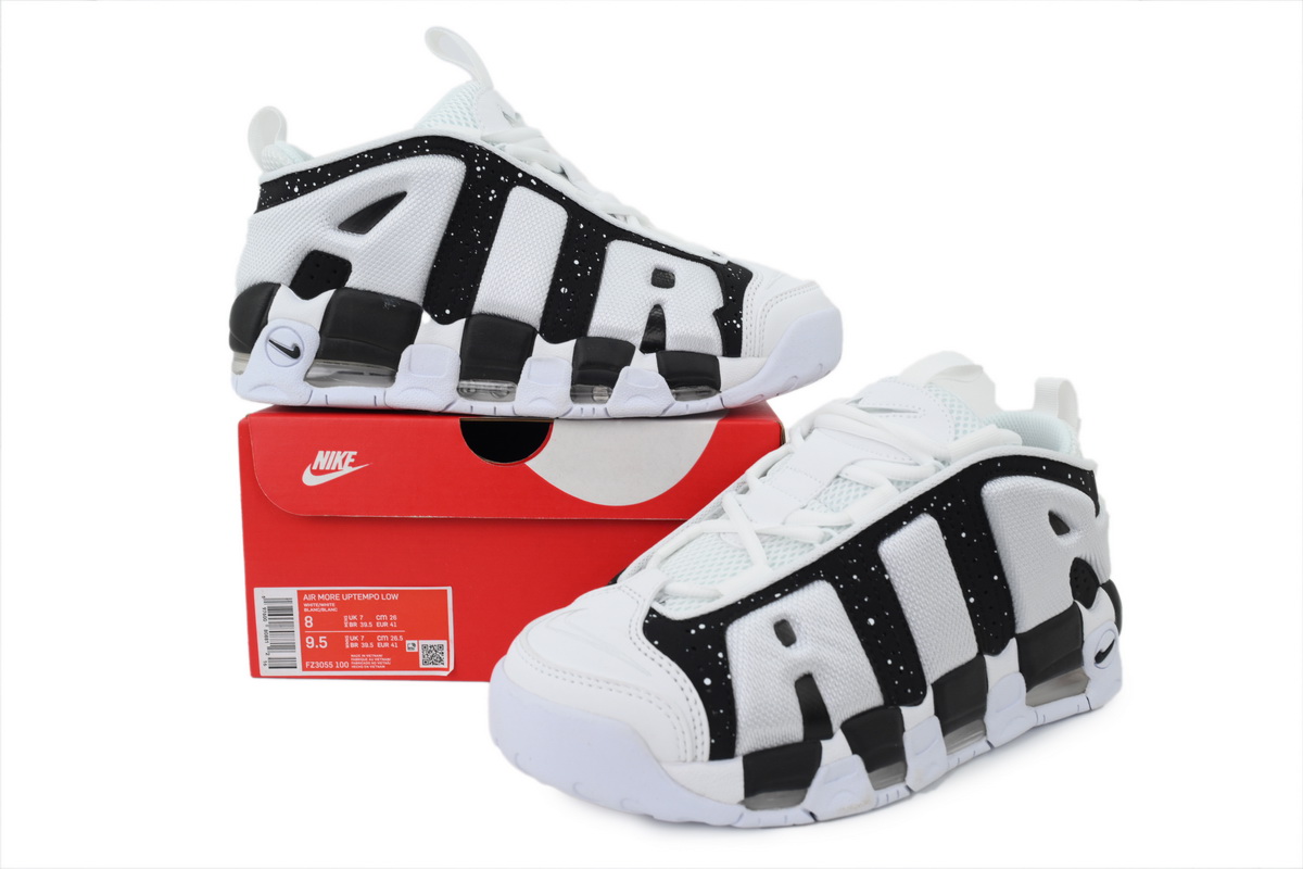  Nike Men's Air More Uptempo Low 'Splashed Ink'  FZ3055-100