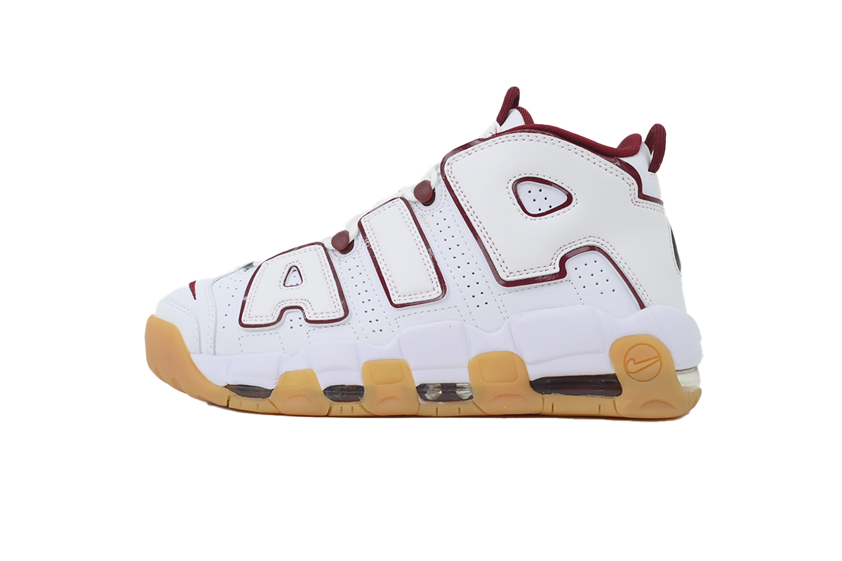 fake Nike Air More Uptempo White Team Red Gum Light Brown
