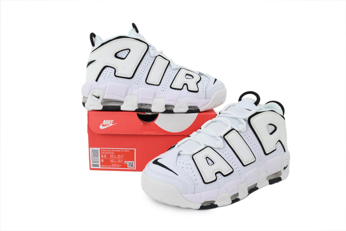  Fake Nike More Uptempo White Black replica