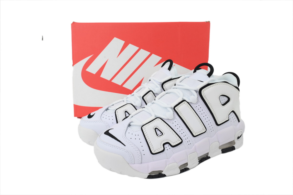  Fake Nike Wmns Air More Uptempo White Black for women