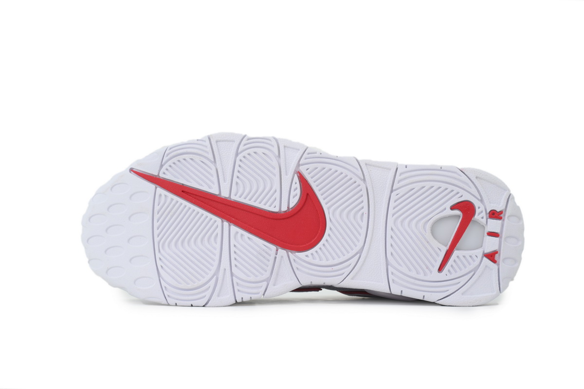 fake Nike Air More Uptempo Low White Red
