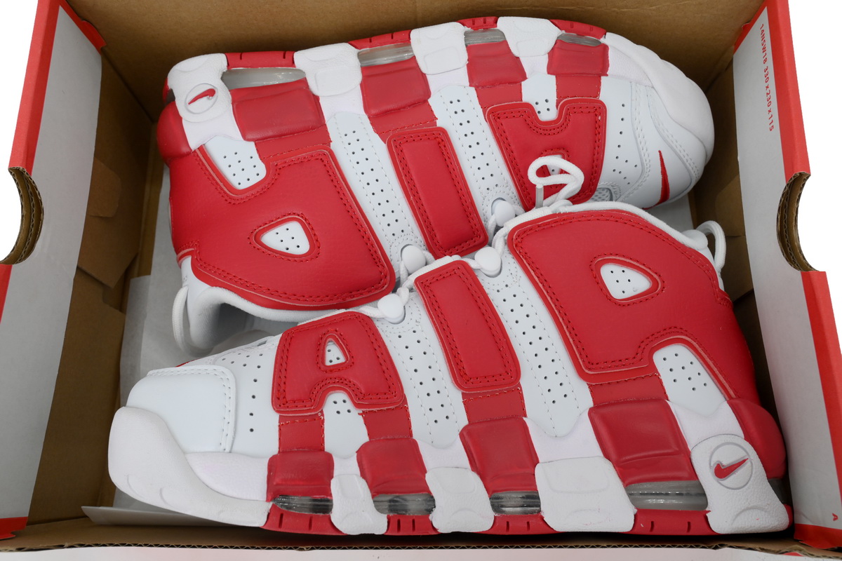 Nike Air More Uptempo White Red reps