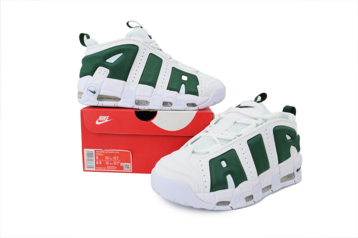 the fake Nike Air More Uptempo Low 'White Fir' for men