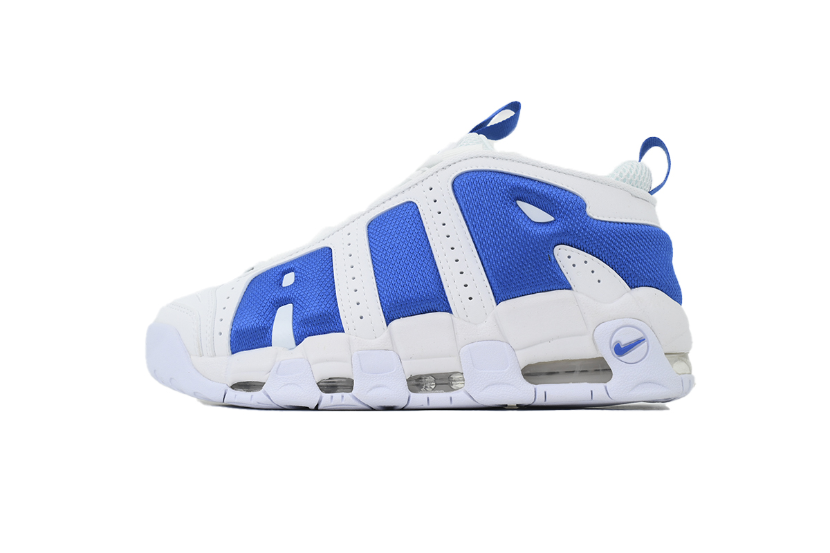 Fake Nike Air More Uptempo Low 'White Hyper Royal'