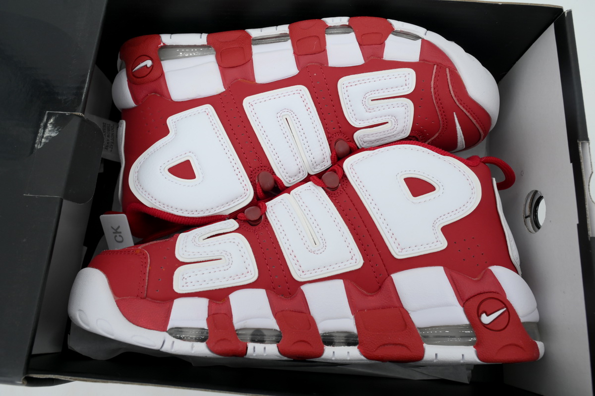 the Nike Air More Uptempo Supreme Suptempo Red Reps