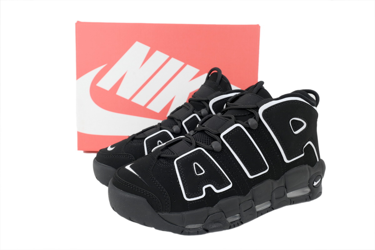 Nike Air More Uptempo Black White for men
