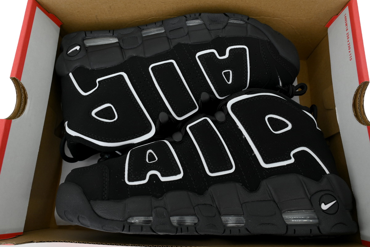 Nike Air More Uptempo Black White replica
