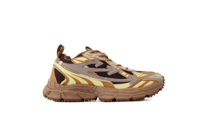 OFF-WHITE Be Right Back Dark Brown Cream OMIA295F 25FAB00 16E0A 02