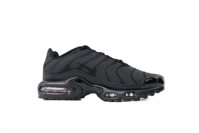 Nike Air Max Plus Triple Black Leather AJ2029-001 02