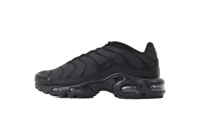 Nike Air Max Plus Triple Black Leather AJ2029-001 01