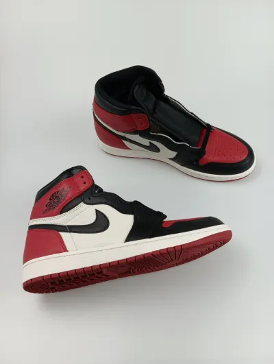 Jordan 1 Retro High Bred Toe 555088-610 review Jeffery 00