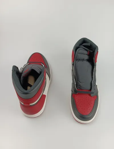 Jordan 1 Retro High Bred Toe 555088-610 review Jeffery 01