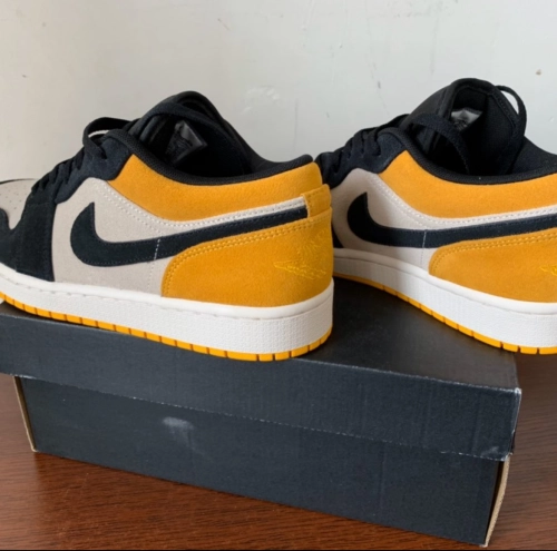 Jordan 1 Low Sail University Gold Black 553558-127 review 