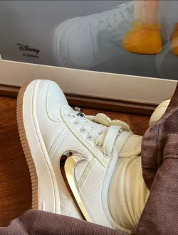 Nike Air Force 1 Low Travis Scott Sail AQ4211-101 review Lisha 02