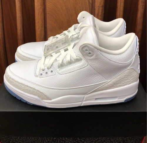 Jordan 3 Retro Pure White (2018) 136064-111 review 