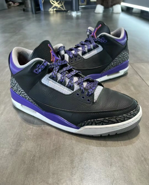 Jordan 3 Retro Black Court Purple CT8532-050 review 
