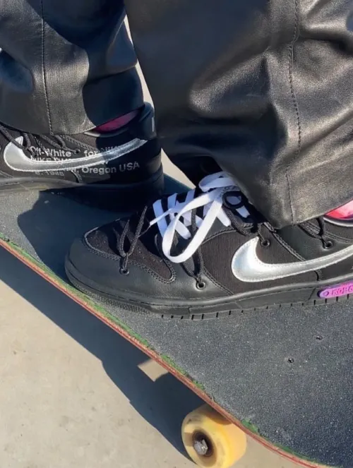 Nike Dunk Low Off-White Lot 50 DM1602-001  review 
