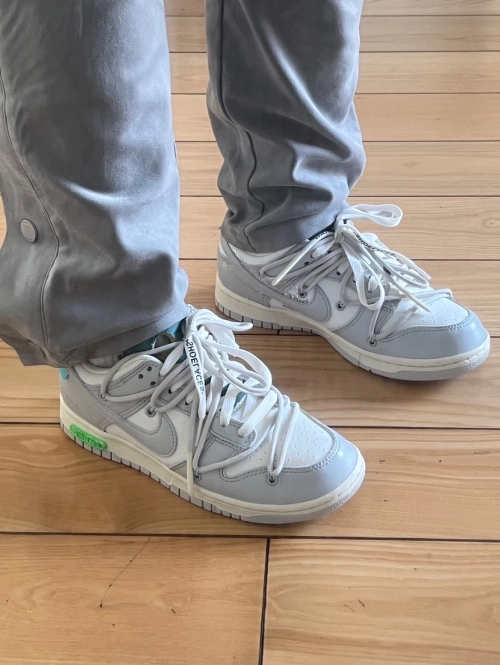 Nike Dunk Low Off-White Lot 42 DM1602-117  review 