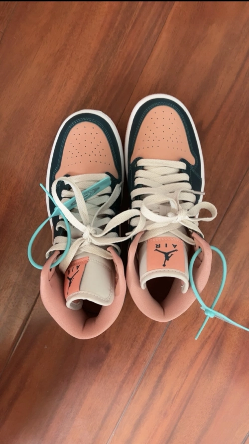 Jordan 1 Mid Dark Teal Green (Women's) BQ6472-308 review 