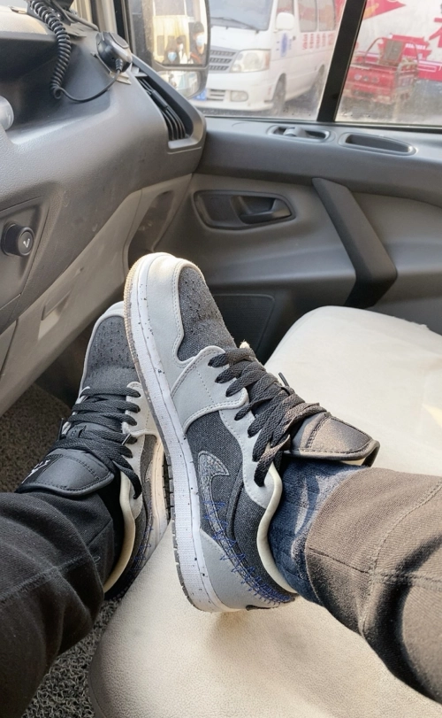 Jordan 1 Low SE Crater Black Grey DM4657-001 review 