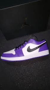 Jordan 1 Low Court Purple White 553558-500 review 
