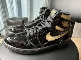 Jordan 1 Retro High Black Metallic Gold 555088-032 review 