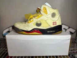 Jordan 5 Retro Off-White Sail DH8565-100  review Elvin Hernandez