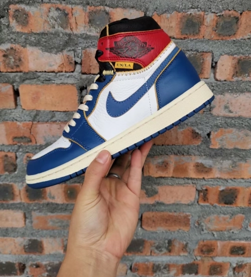  Union X Air Jordan 1 OG Hi Retro Blue Toe BV1300-146 review 