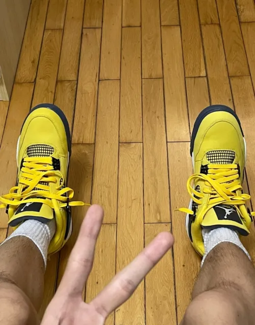 Air Jordan 4 Retro Lightning CT8527-700 review dgrtthhfhb