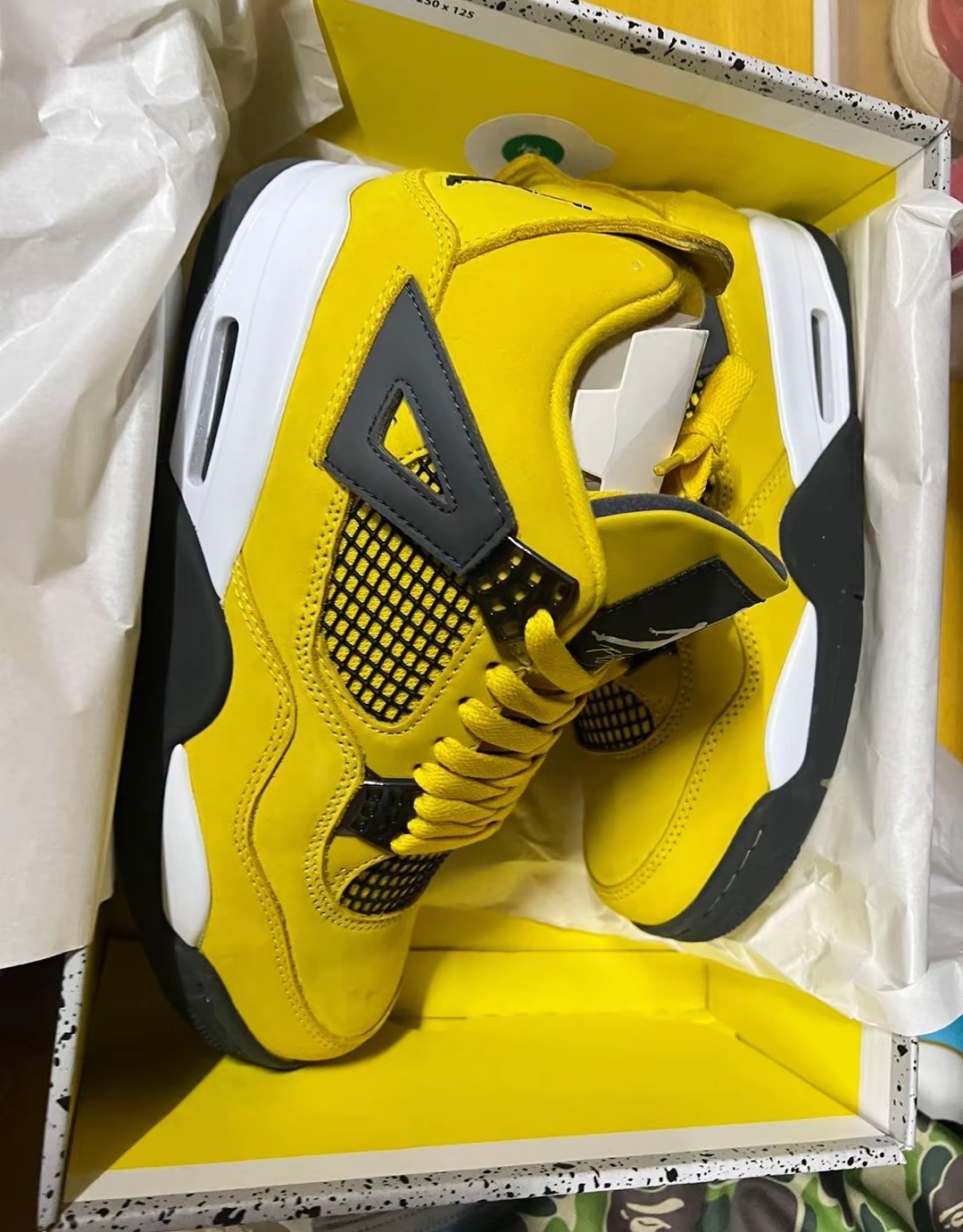 Jordan 4 Retro Lightning CT8527-700 review gfhjjke