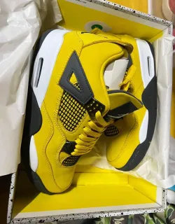 Air Jordan 4 Retro Lightning CT8527-700 review gfhjjke